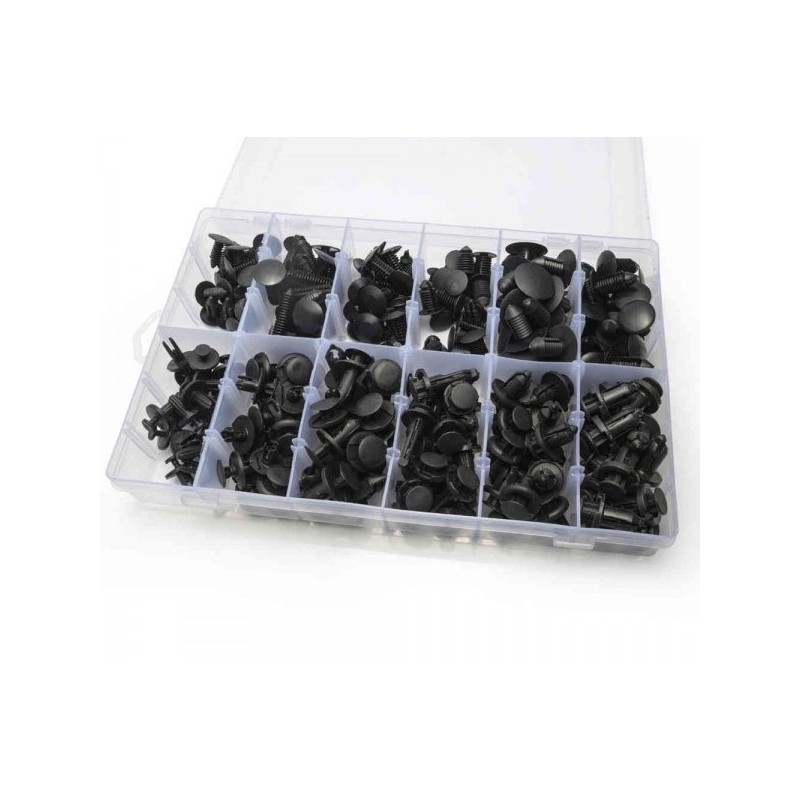 Zestaw spinek kołków montażowych 240szt