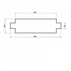 Tłumik środkowy nierdzewny 2" 51MM