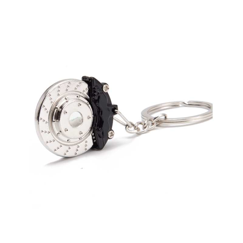 Brelok tarcza hamulcowa z czarnym zaciskiem