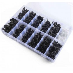 Zestaw spinek kołków montażowych 350szt
