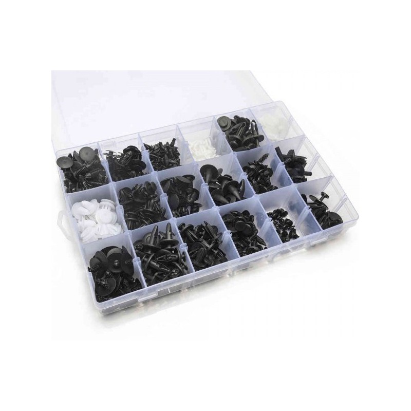 Zestaw spinek kołków montażowych 415szt