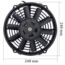 Wentylator płaski 9" 23cm ssący
