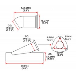Przepustnica Wydechu 2.25 " Pilot