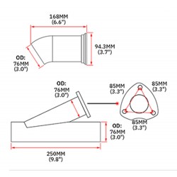 Przepustnica Wydechu 3" Pilot