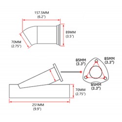 Przepustnica Wydechu 2.75" Pilot