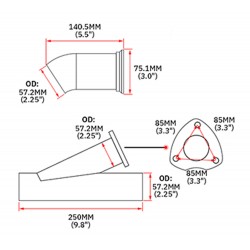 Przepustnica Wydechu 2.25 " Pilot