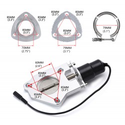 Przepustnica Wydechu 2.75 " Pilot