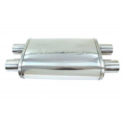 Tłumik Środkowy 57mm TurboWorks LT 304SS 355mm