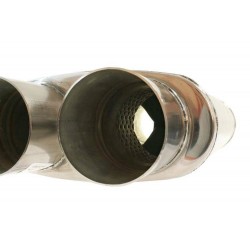 Tłumik Środkowy 70mm TurboWorks LT 304SS 355mm