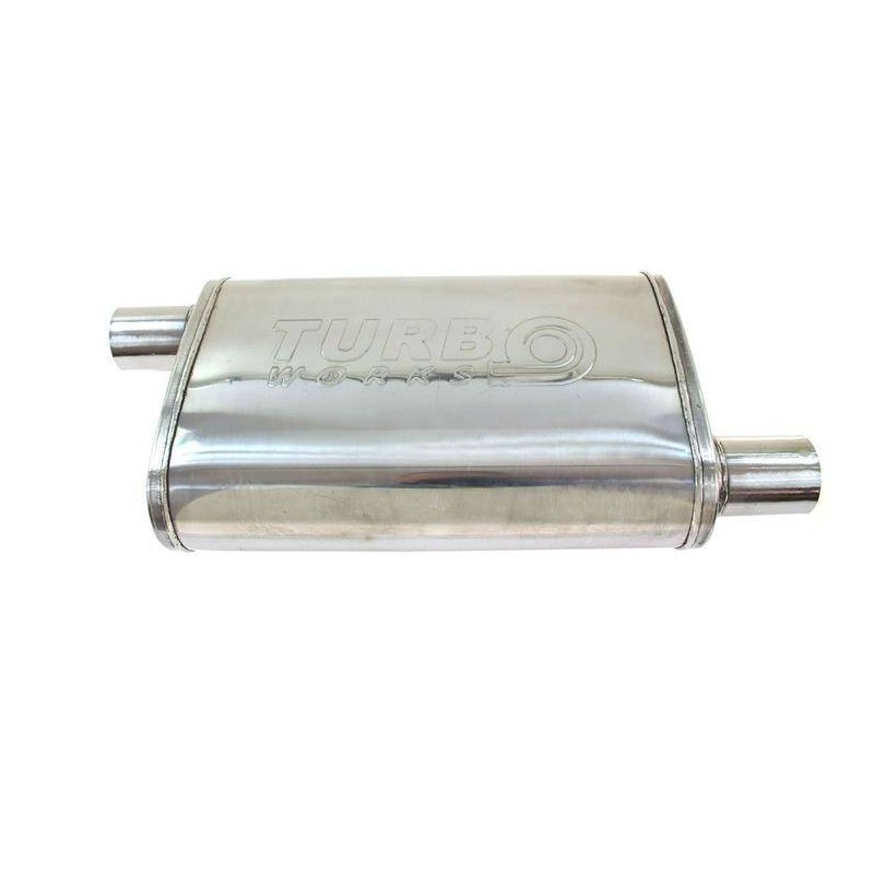 Tłumik Środkowy 63,5mm TurboWorks LT 304SS 355mm