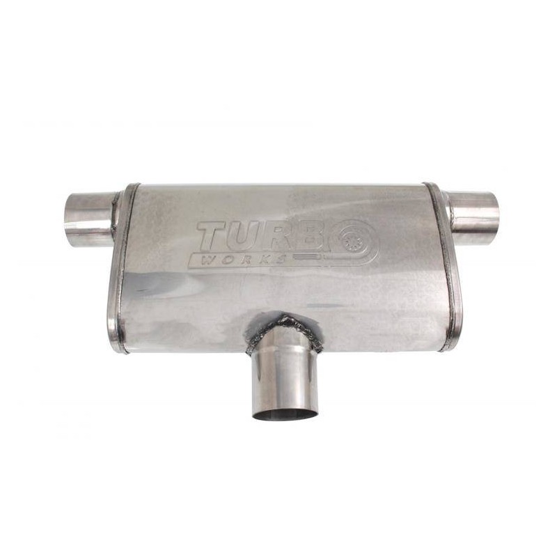Tłumik Środkowy Tylny 70mm TurboWorks LT 304SS 355mm
