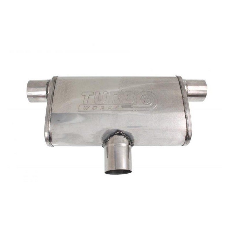 Tłumik Środkowy Tylny 76mm TurboWorks LT 304SS 355mm