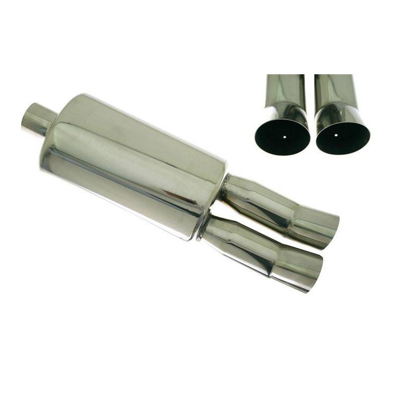 Tłumik Końcowy TurboWorks 2x76mm wejście 63,5mm