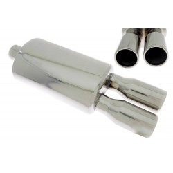 Tłumik Końcowy TurboWorks 2x76mm wejście 63,5mm