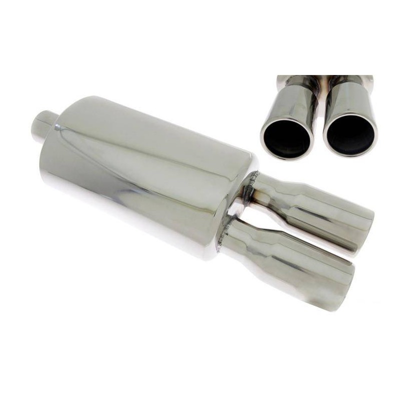 Tłumik Końcowy TurboWorks 2x76mm wejście 63,5mm