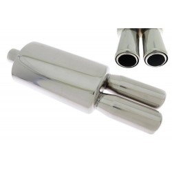 Tłumik Końcowy TurboWorks 2x76mm wejście 63,5mm