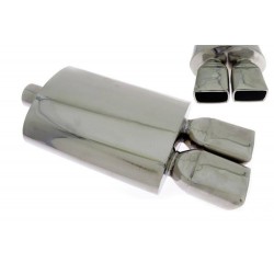 Tłumik Końcowy TurboWorks 2x65x86mm wejście 63,5mm