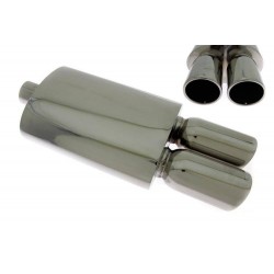 Tłumik Końcowy TurboWorks 2x90mm wejście 63,5mm