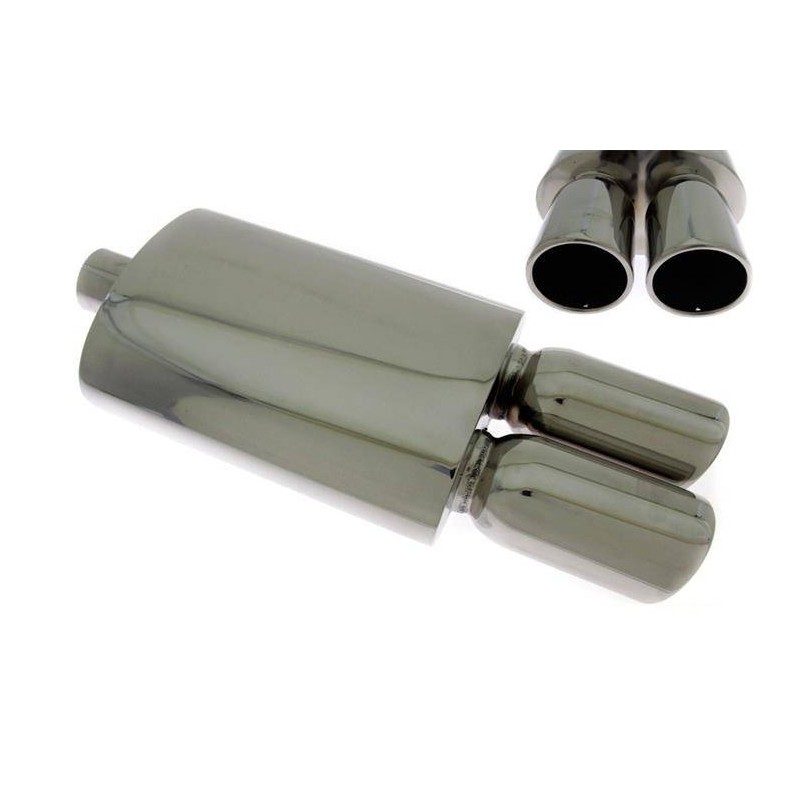 Tłumik Końcowy TurboWorks 2x90mm wejście 63,5mm