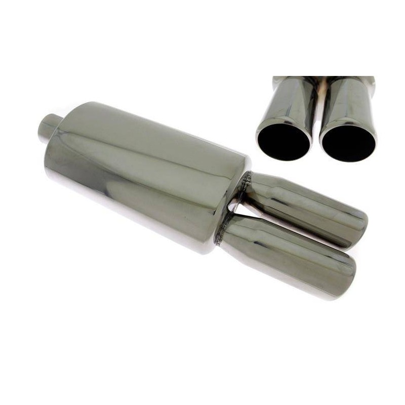 Tłumik Końcowy TurboWorks 2x76mm wejście 63,5mm