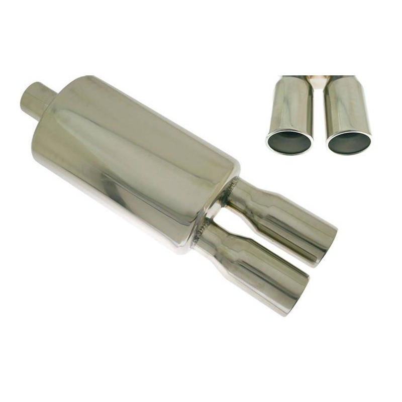 Tłumik Końcowy TurboWorks 2x76mm wejście 63,5mm