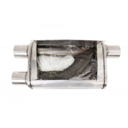 Tłumik pod przepustnice TurboWorks 63mm 304SS