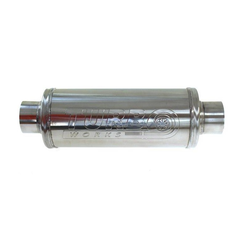 Tłumik Środkowy 76mm TurboWorks RS 304SS 450mm