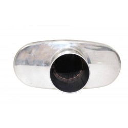 Tłumik Środkowy Komorowy 51mm TurboWorks 304SS 355mm