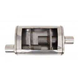 Tłumik Środkowy Komorowy 76mm TurboWorks 304SS 355mm