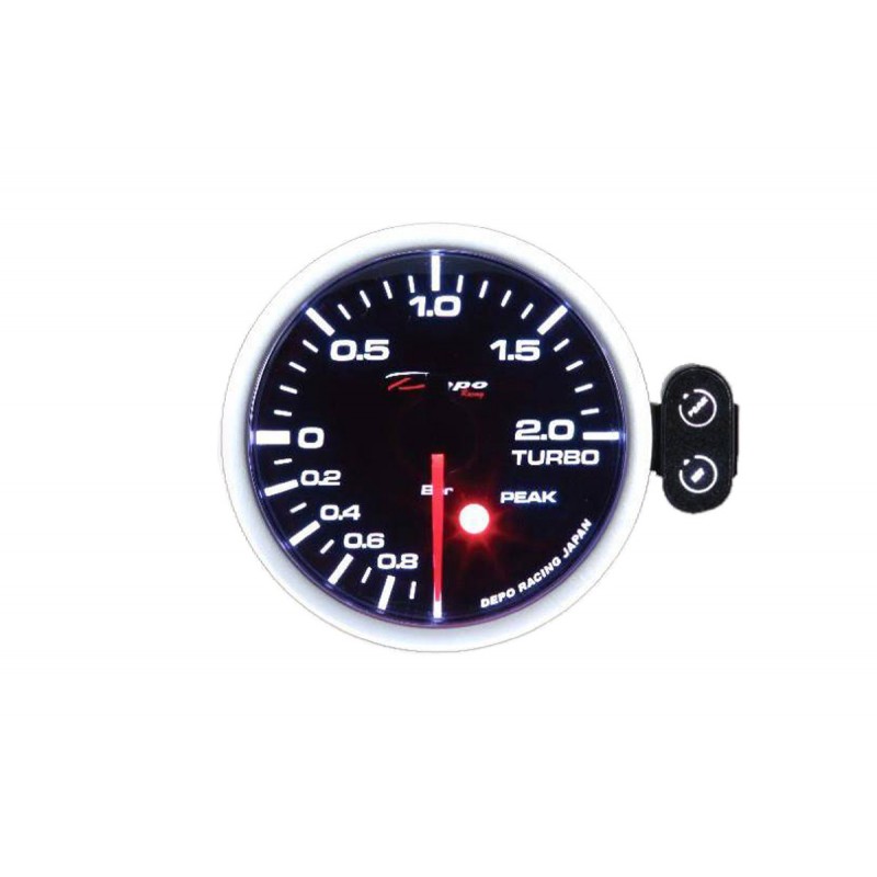 Zegar Depo PK 52mm - Turbo Electric -1 do 2 BAR