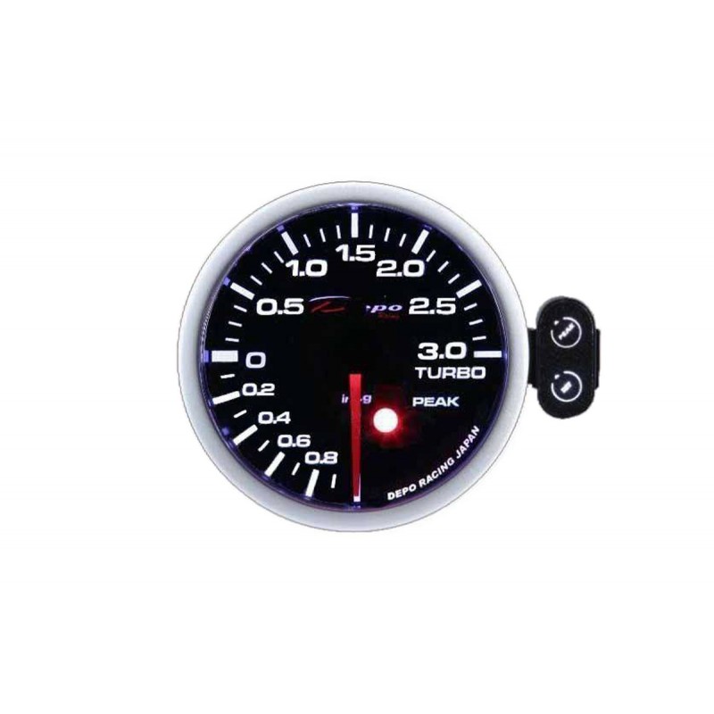 Zegar Depo PK 52mm - Turbo Electric -1 do 3 BAR