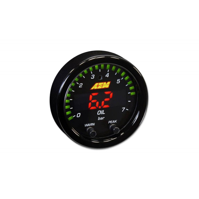 Zegar AEM Electronics X-Series 7BAR Oil/Fuel Pressure