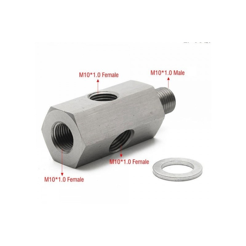 Uniwersalny adapter czujnika ciśnienia/ temperatury oleju M10x1.0