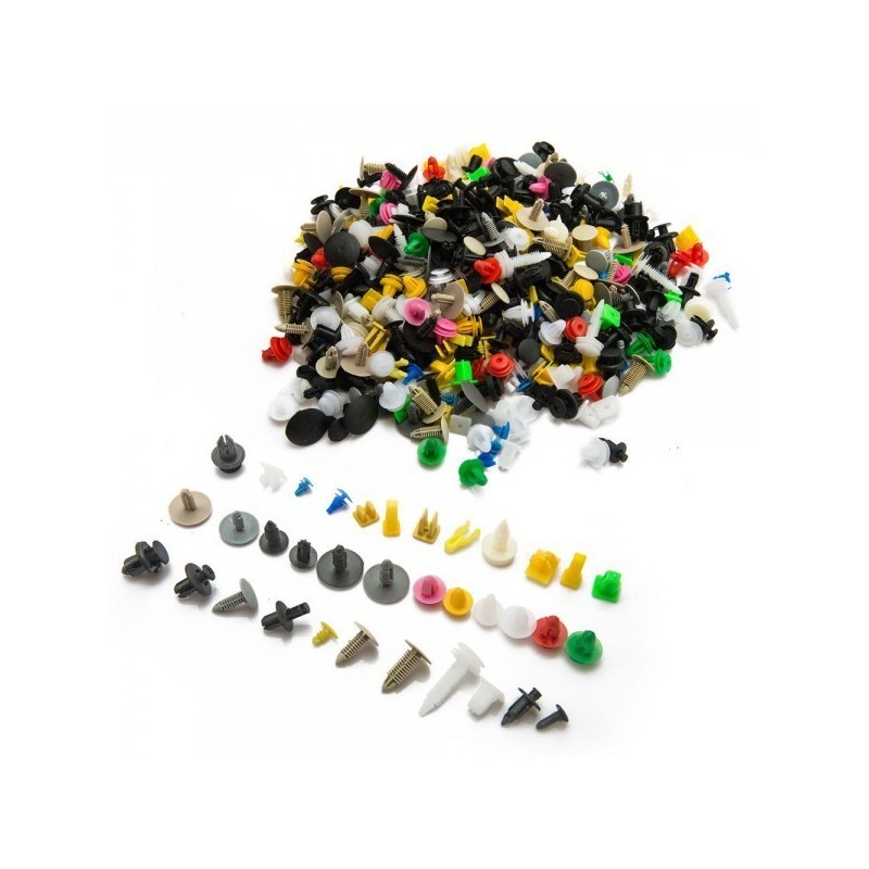 Zestaw spinek / klipsów montażowych 200 szt.