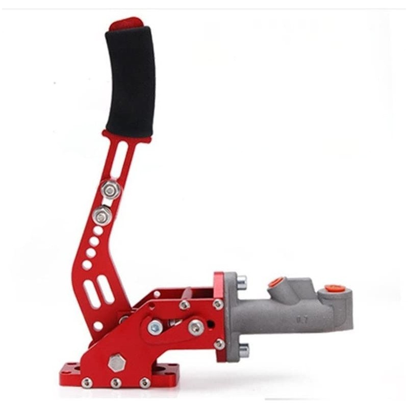 Hydrauliczny hamulec ręczny z pompą i zapadką red