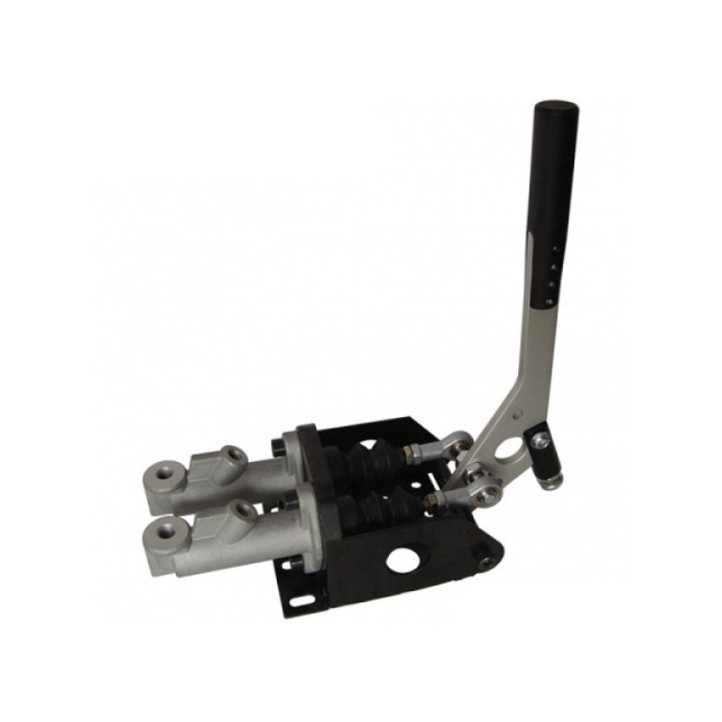 Hamulec ręczny hudrauliczny z 2 pompami