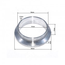 V-Band 2" 51mm z flanszą centrującą-2